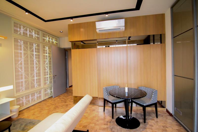 Expressionz Professional Suites By Mykey Kuala Lumpur Exterior foto A living room with a concealed air-conditioning system